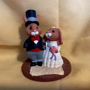 Bride and Groom Tender Touches Hallmark Figurine